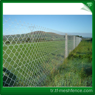 HDG çelik galvanizli siklon çit